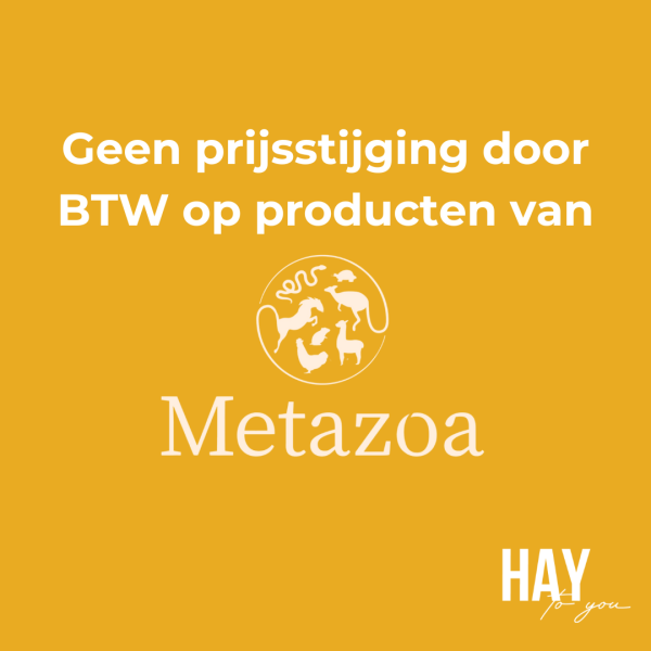 Metazoa neemt prijsstijging door BTW voor eigen rekening